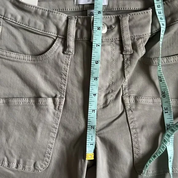 OAT NEW YORK Mid-rise skinny ankle jeans 🌺 stretch 🌺 NWT 🌺 gray 🌺 size 25 - Picture 8 of 10
